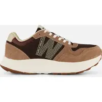 Woden Sneaker low 'Mathilde' beige / kastaniebrun / mørkebrun