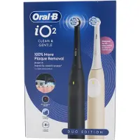 Oral-B iO Series 2 DUO Elektrisk tandbørste Sort/Lyserød