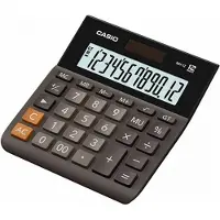 Casio Skrivebordsregnemaskine MH-12, 127 x 136,5 x 28,8 mm, sort