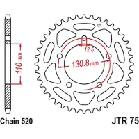 JT Sprockets Jtr75 Bagtandhjul