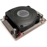 Inter-Tech A45, Luftkøler, 8 cm, 2000 rpm, 8700 rpm, Sort