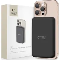 Tech-Protect Powerbank PB24 LifeMag QI2 MagSafe 10000 mAh - sort