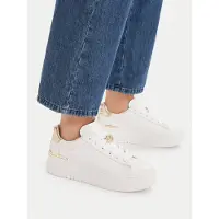 Michael Kors Michael Korstil kvinder. 43F5DTFS3L Dottie hjemmesko i læder (37), Hvid, 3-5 cm, Blonder, Casual