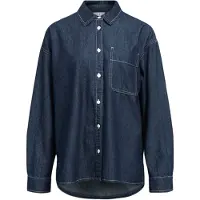 Object Langærmet Denimskjorte