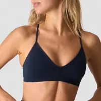 ICANIWILL Smooth Seamless Sports‑BH Smalle Stropper Mørkeblå