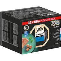 Sheba Wet cat food - White Fish, Cod, Salmon, Tuna - 32x85g