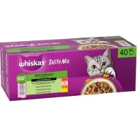 Whiskas Tasty Mix Chef’s Selection in Sauce – wet cat food – 40x85g