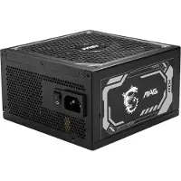 MSI MAG A1000GL PCIE5 - Strømforsyning (intern) - ATX12V 3.1/ EPS12V - 80 PLUS Gold - Cybenetics Gold - AC 100-240 V - 1000 Watt - aktiv PFC
