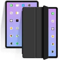 ESTUFF Denver - Flipomslag til tablet - termoplastisk polyuretan (TPU), polyuretan-læder - sort - for Apple 11-inch iPad Pro (M4)