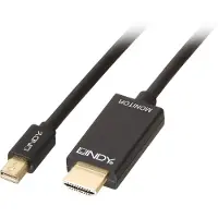 Lindy Mini DisplayPort/HDMI-kabel 4K30 (passiv) 3m, 36928