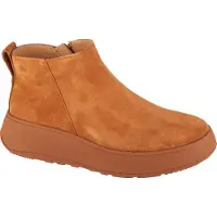 FitFlop F-mode Suede Flatform Zip Ankle Støvler