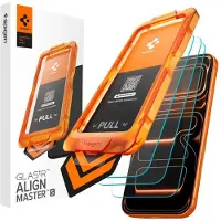 Spigen Glas.tR AlignMaster Slim 3-Pack hærdet glas til iPhone 17 Pro Max