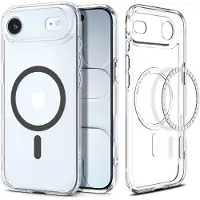 Spigen Ultra Hybrid MagSafe-etui til iPhone 17 Air - Klar grå
