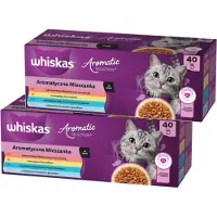 Whiskas Aromatisk Poseblanding Med Smag Af Vådfoder Til Kat 85g 40 Enheder