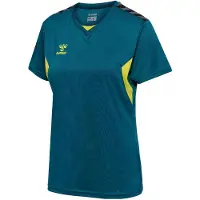 Hummel Funktionsbluse 'AUTHENTIC' gul / grå / petroleum / sort