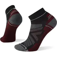Smartwool - Vandretøj - Hike Light Cushion Ankle Socks Charcoal til UnisexUld - Størrelse 34-37 - Grå