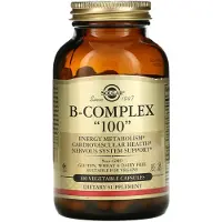 Solgar , B-Complex "100", 100 Vegetariske Capsuler