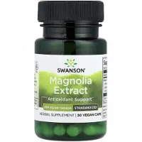 Swanson Health , Magnolia Ekstrakt, 200 mg, 30 Veggie Kapsler