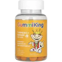 GummiKing , Turmeric + Ginger For Børn, Mango, 60 Gummies