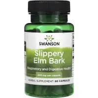 Swanson Health , Slippery Elm Bark, 400 mg, 60 Capsuler