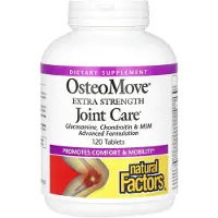 Natural Factors , OsteoMove, Ledværkspleje, 120 Tabletter