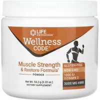 Life Extension Wellness Code, Muskelforstærkning & Genopretning Formel Powder, 3,32 oz (94,2 g)