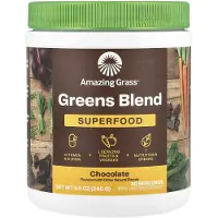 Amazing Grass , Grøn Blend, Superfood, Chocolate, 8,5 oz (240 g)