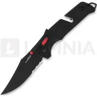 SOG Trident AT Mk3, Black/Red, Partially Serrated