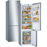 Bosch Serie 4 KGN39VIEB Fridge-Freezer Freestanding 368 L E Stainless Steel