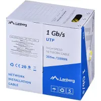 Lanberg Cca Awg23 Cat6 Rulle Netværkskabel 305 M