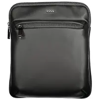 BOSS BOSStil mænd. 50567866 Jace Envelope crossbody taske sort (OSFA), Casual, Genanvendt polister
