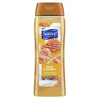 Suave Essentials Gentle Body Wash med en s?d olieblanding Essence M?lk og honning tilsat vitamin E og honningekstrakt 18 oz