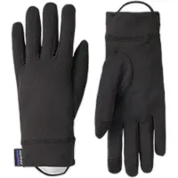 Patagonia - Skihandsker - Cap MW Liner Gloves Black til Unisex - Størrelse XS - Sort