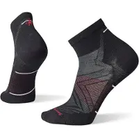 Smartwool - Trail running tøj - Run Zero Cushion Ankle Socks Black til UnisexNylon - Størrelse 42-45 - Sort