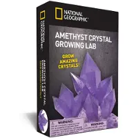 National Geographic Lilla krystaldyrkningslaboratorium - DIY krystalkreation - inkluderer ?gte ametystkrystalpr?ve