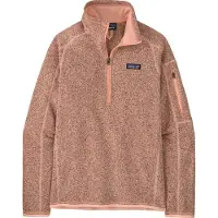 Patagonia - Fleece dame - W's Better Sweater 1/4 Zip Peach Sherbet til Unisex - Størrelse S - Lyserød
