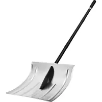 Vevor Sneskovl til indkørsel, 40 cm bred sneskovl i aluminiumslegering, skridsikkert greb, sneplovskovle med stor kapacitet, aftageligt og let snerydningsværktøj til have, bil, camping og udendørs bru