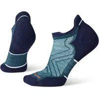 Smartwool - Trail running tøj dame - W Run Targeted Cushion Low Ankle S Twilight Blue til UnisexNylon - Størrelse 38-41 - Blå