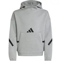 Adidas Hættetrøje - J Z.N.E HD - Mgrey/Black - - 10 år (140) - Hættetrøje