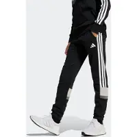 Adidas Sportsbukser 'SEASONAL ESSENTIALS TIBERIO 3 STRIPES FLEECE' grå / lysegrå / sort / hvid