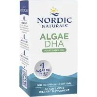 Nordic Naturals , Algae DHA, 500 mg, 60 Soft Gels (250 mg per Soft Gel )