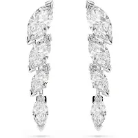 Swarovski Øreringe 'MESMERA' sølv / hvid