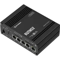 Teltonika RUTM52, Wi-Fi 5 (802.11ac), Dual-band (2,4 GHz / 5 GHz), Ethernet LAN, 5G, Sort, Industriel router