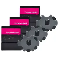 INF ProWax miniFit mesh voksfiltre x3 kompatibel med Oticon høreapparater, ABS 1.5cm x 1.5cm