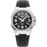 Swiss Alpine Military by Grovana Herreur 7005.1837 Typhoon Sort/Gummi Ø42 mm