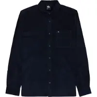 Quiksilver - Skjorter - Smoke Trail Cord Shirt Dark Navy til UnisexBomuld - Størrelse XL - Flåde