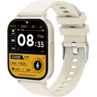 Denver SWC-176BE Beige - Bluetooth Smart Watch with health sensors & call function