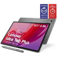 Lenovo Idea Tab Plus 12.1" 8GB 256GB - Cloud Grey + Pen MediaTek Dimensity 6400-processor 2,50 GHz , Android 15 eller nyere, 256 GB UFS 2.2