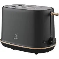 Electrolux Explore 7 E7T1-6BP - Brødrister - 2 skive - 2 Holdere - Sort perle