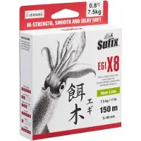 Sufix Egi X8 150 M Flettet Fiskesnøre